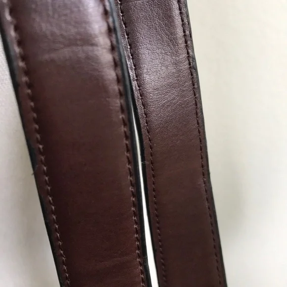 Nine West Dark Brown Woven Vegan Leather Purse - Picture 4 of 7